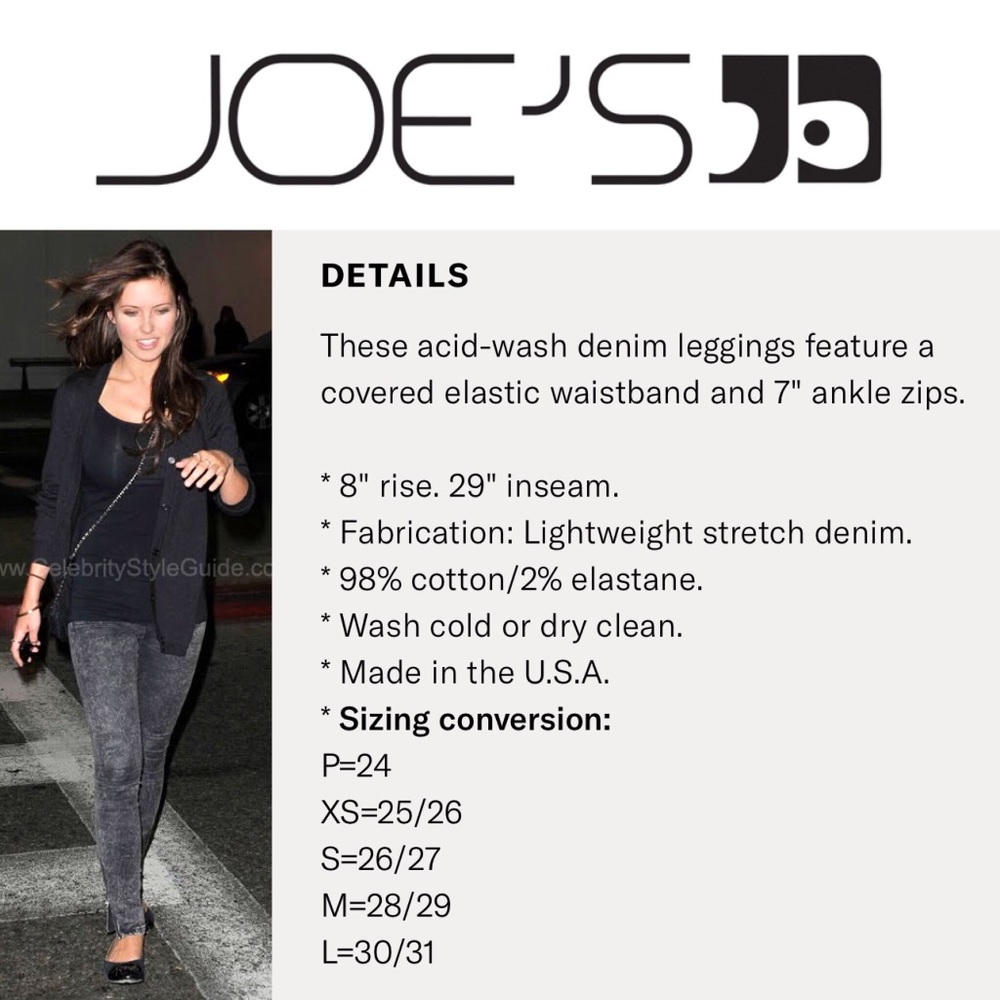 🆕👖 Zip Ankle Denim Skinny Leggings GRAY Jegging - Picture 3 of 7
